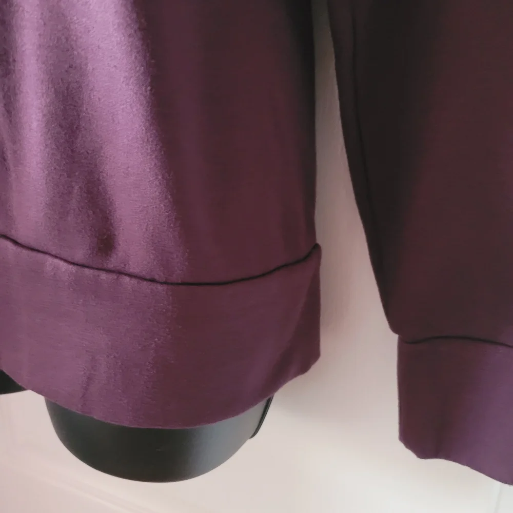 Eddie Bauer Womens Long Sleeve Sweatshirt Purple Size Large
